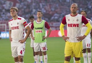 Der 1. FC Köln war nach dem 2:2 in Düsseldorf enttäuscht.