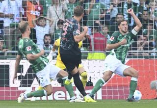 Bayerns Harry Kane erzielte gegen Werder das 3:0 für Bayern.