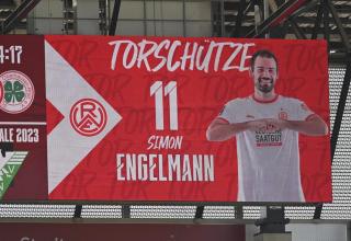 Nicht für Rot-Weiss Essen, aber für den SV Rödinghausen: Torschütze Simon Engelmann.