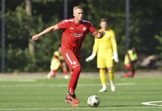 Marvin Paulse traf für RWE II zum 1:2 gegen den Bader SV.