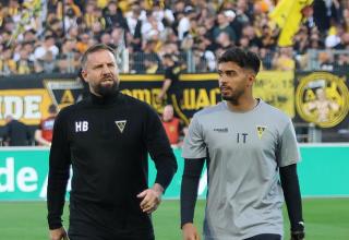 Heiner Backhaus mit seinem Co-Trainer Ilyas Trenz.