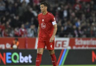 Michael Schultz, Kapitän von Rot-Weiss Essen, war nach dem Mannheim-Spiel enttäuscht.