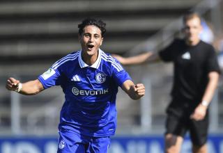 Ayman Emran Gulasi traf für die Schalke-U19 doppelt im DFB-Pokal-Achtelfinale gegen den FSV Mainz. 