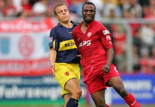 Lars Fuchs, hier im Trikot von Eintracht Braunschweig, gegen Rot-Weiss Essen.