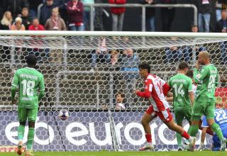 Henri Matter erzielte das 2:0 für Fortuna Köln gegen RWO.