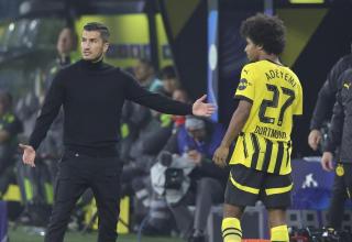 Trainer Nuri Sahin muss am Freitag ohne Karim Adeyemi auskommen.