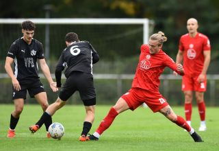 RWE gewann zuletzt im Niederrheinpokal beim VfB Hilden. 