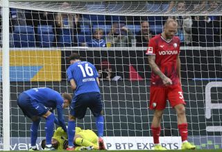 Hängende Köpfe bei Philipp Hofmann und dem VfL Bochum.