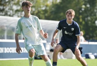 Die U19 des VfL Bochum spielt 2:2 gegen Osnabrück.