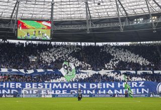 Die Schalke-Fans zuletzt in Hannover.