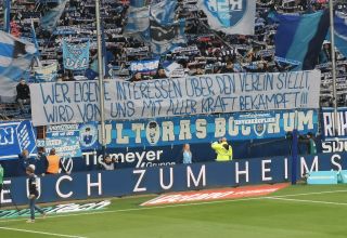 Das Banner der Bochumer Ultras.