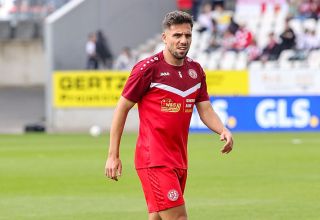 RWE-Spielmacher Ahmet Arslan musste am Mittwoch das Training abbrechen. 