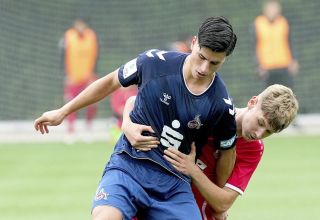 Arda Süne erzielte am Lotter Kreuz das Tor des Tages für Kölns U21-Mannschaft.