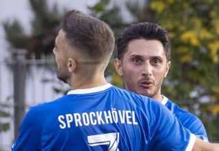 Nach dem 3:1 über den RSV Meinerzhagen darf die TSG Sprockhövel weiter jubeln. 