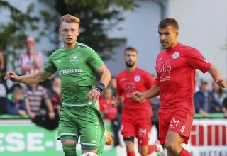 Niklas Daunheimer (links) hat Arminia Klosterhardt verlassen.