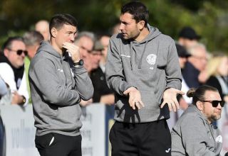 Wattenscheids Trainerteam Christopher Pache (rechts) und Alexander Schlüter hat vier Spiele in Serie verloren.