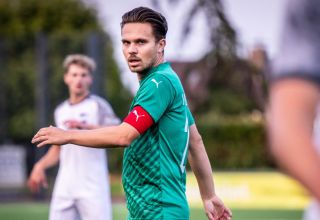 Maximilian Fritzsche, Kapitän des VfB Speldorf.