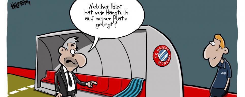 Cartoon Nagelsmann Positioniert Sich Bei Bayern Reviersport