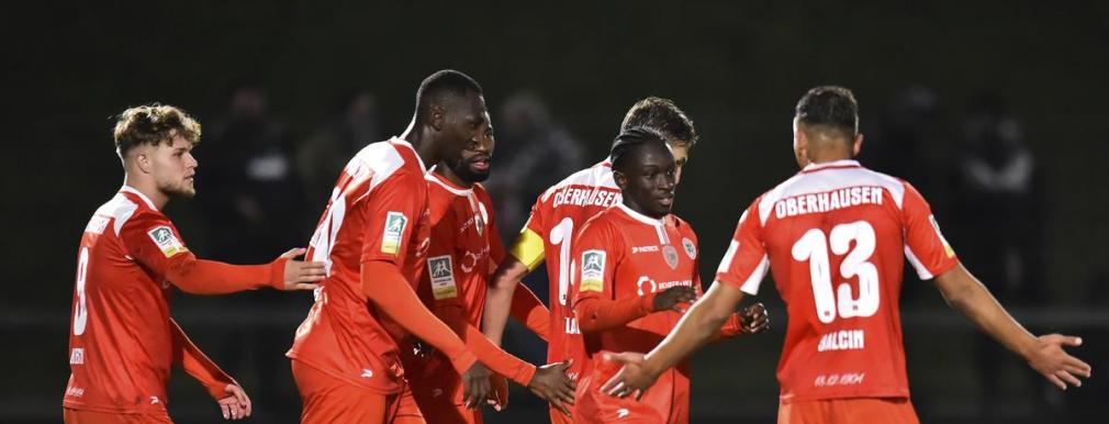 Rot-Weiß Oberhausen steht im Viertelfinale des Niederrheinpokals.