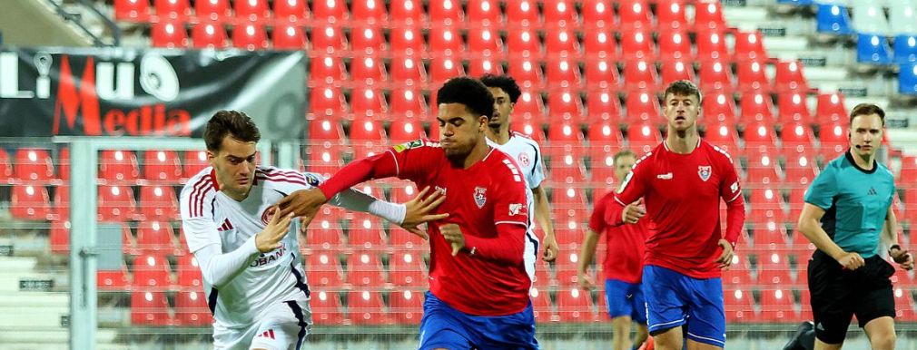 In einem intensiven Regionalligaspiel trennten sich der KFC und Fortuna II 1:1-Remis.