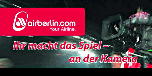 S04: airberlin verlost Platz an der Kamera gegen TSG