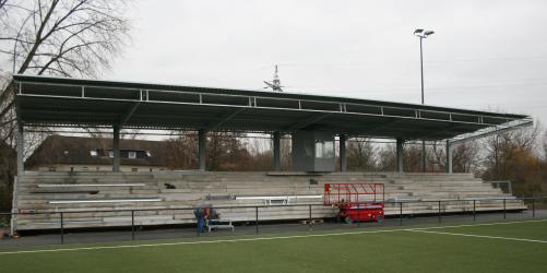 Spvg. Schonnebeck: Aluklau beim Tribünenbau