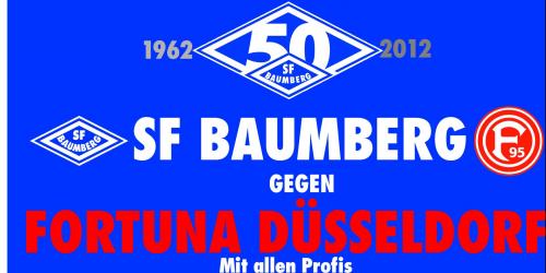 SF Baumberg: Jubiläumsspiel gegen Fortuna Düsseldorf