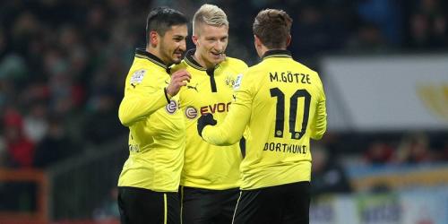 5:0 in Bremen: Dortmund wahrt minimale Titelchance