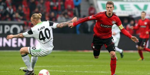 1. Liga: Leverkusen patzt gegen Wolfsburg