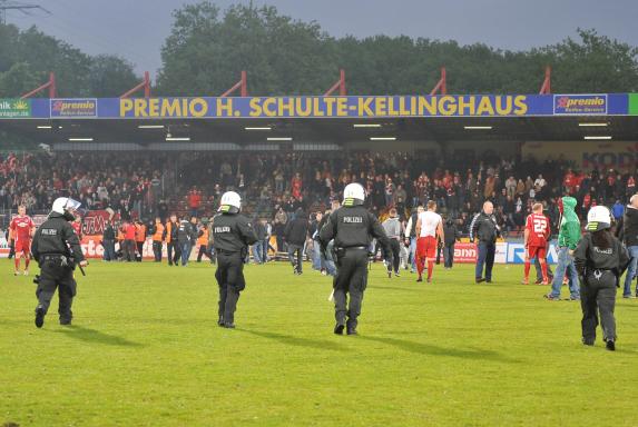 Oberhausen: RWO spricht 22 Stadionverbote aus