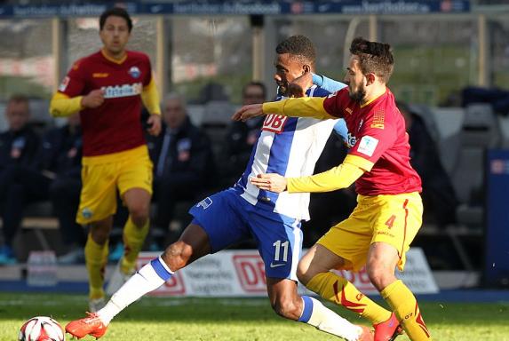 Fast gerettet: Hertha jubelt nach 2:0-Sieg 