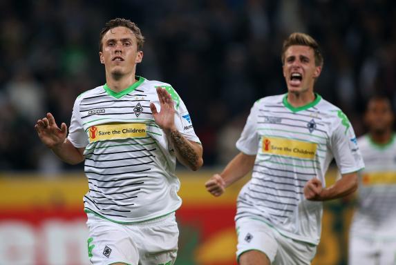 borussia mönchengladbach, Max Kruse, Patrick Hermann, Saison 2013/2014, borussia mönchengladbach, Max Kruse, Patrick Hermann, Saison 2013/2014