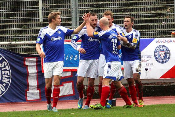 Jubel, Marc Heider, Holstein Kiel, Saison 2013/14, Jubel, Marc Heider, Holstein Kiel, Saison 2013/14