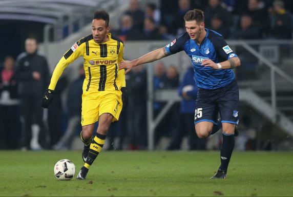 1. Bundesliga, TSG Hoffenheim, Pierre-Emerick Aubameyang, Niklas Süle, Saison 2016/17, 1. Bundesliga, TSG Hoffenheim, Pierre-Emerick Aubameyang, Niklas Süle, Saison 2016/17