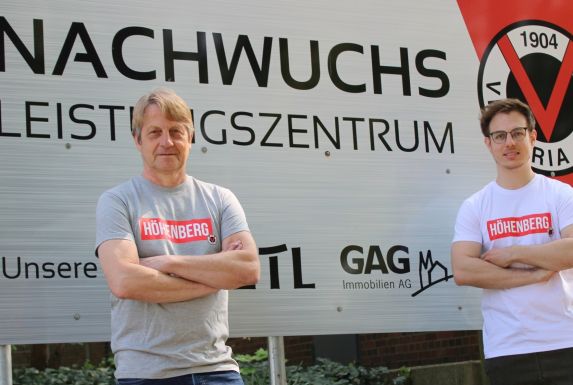 Christoph John (links) und Yannick Hohmann sind die neuen Chefs bei den Viktoria-Junioren.