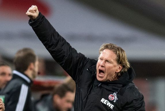 Köln-Trainer Markus Gisdol freut sich über das Weiterkommen.