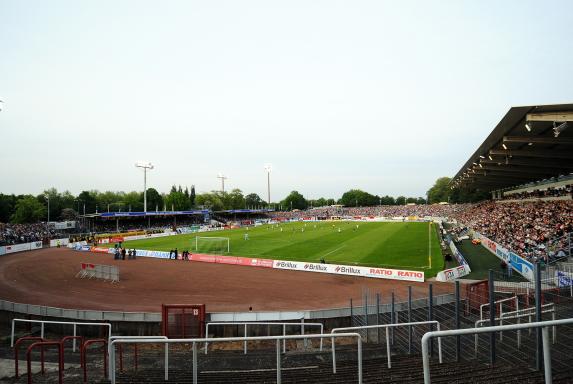 Preußen Münster, Preußenstadion, Saison 2010/2011, Seitlich, Aufstiegsspiel, Preußen Münster, Preußenstadion, Saison 2010/2011, Seitlich, Aufstiegsspiel