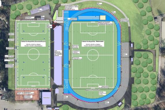 Oberliga Niederrhein: Stadion des ETB SW Essen wird für Millionen modernisiert