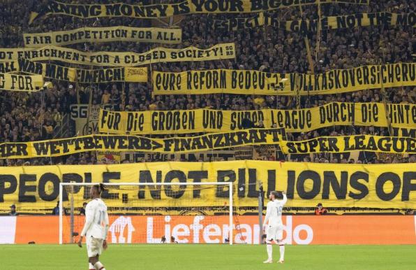 BVB: Fans protestieren gegen Reform der Champions League