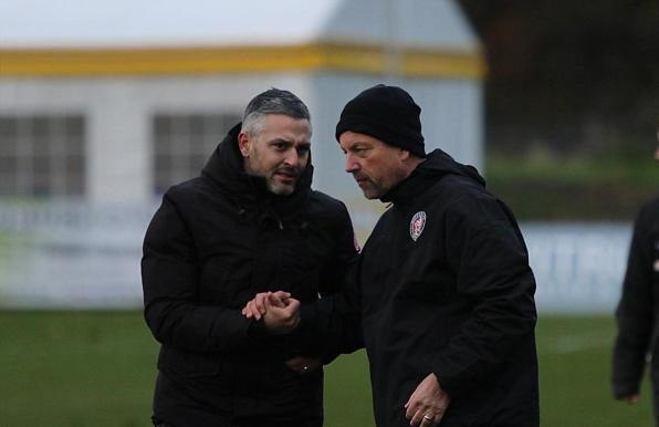 Gaetano Manno und Christian Britscho zeigten sich nach dem letzten Spiel zufrieden.