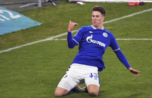 Durfte am 9. Januar 2021 gleich dreimal jubeln: Matthew Hoppe, damals noch für den FC Schalke 04.