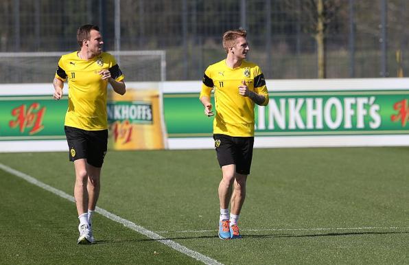 Kevin Großkreutz (links) und Marco Reus spielten viele Jahre beim BVB zusammen.