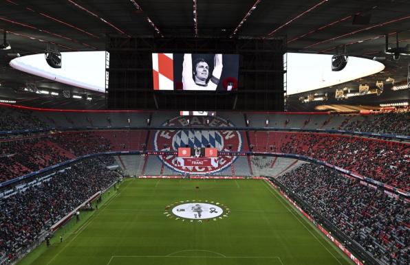 Gedenkfeier des FC Bayern München für Franz Beckenbauer in der Allianz Arena