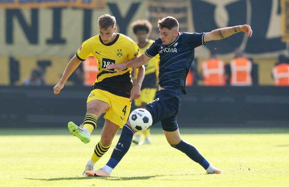 Werden wieder aufeinander treffen: Nico Schlotterbeck (BVB) und Moritz Broschinski (VfL).