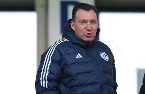 Sportdirektor Marc Wilmots hat Schalke Trainer Karel Geraerts den Rücken gestärkt. 