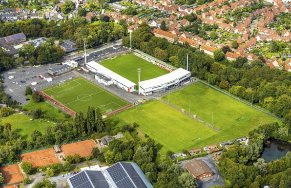 Das Wersestadion in Ahlen.