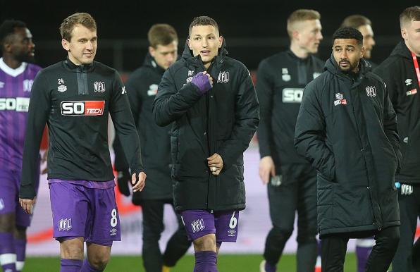 Sven Köhler (Bildmitte) spielte auch schon für Braunschweig-Rivale VfL Osnabrück.