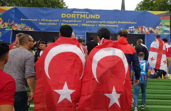Türkische Fans in Dortmund.