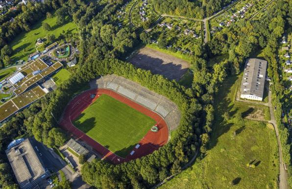 Das Ischelandstadion in Hagen.