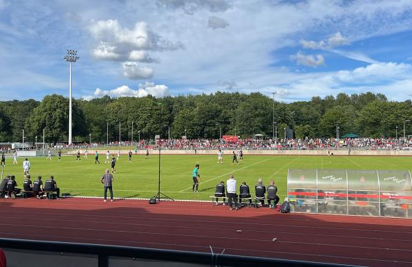 Die Zuschauer im Sportpark "Am Hallo" sahen im Vergleich ETB gegen RWE fünf Treffer.